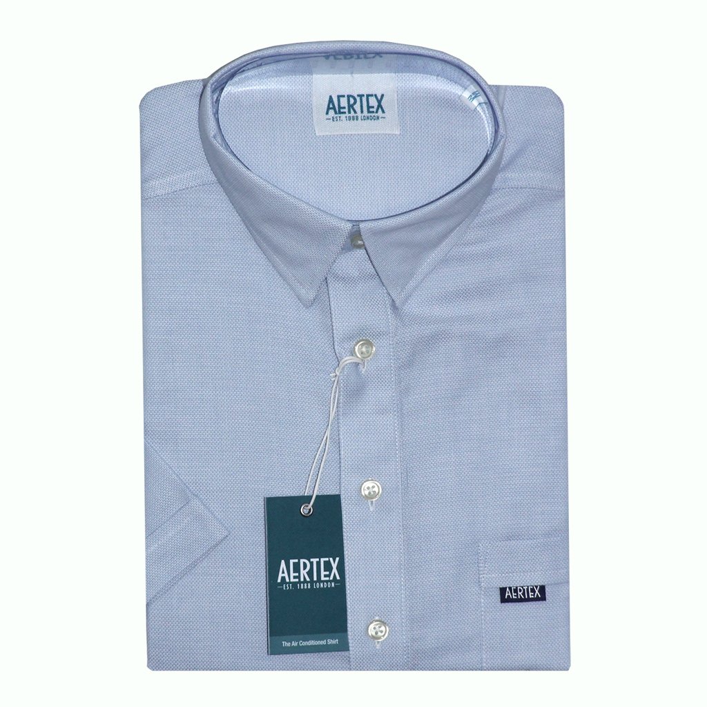 Aertex S/S Shirt - BRANDS-MENS-AERTEX : Andersons / Noire - Aertex S20 Blue