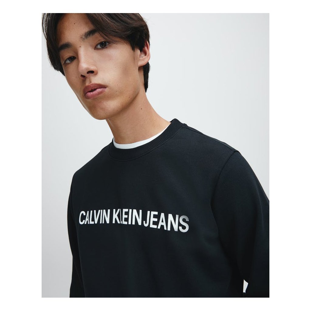 Institutional Sweat Shirt Black - Klein KLEIN - Andersons / ST21 Noire BRANDS-MENS-CALVIN Calvin 