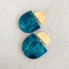 SUMAN Marine Blue D Earrings