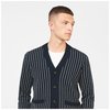 Jaquard Striped Cardigan