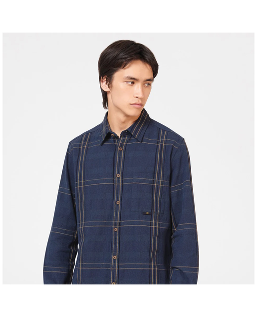 Mixed Weave Check L/S Shirt