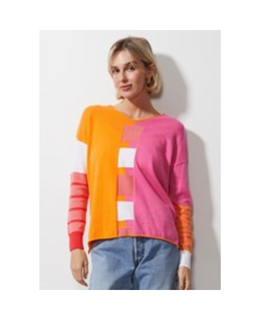 Intarsia Squares Jumper