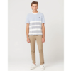 Textured Block Stripe Tee