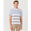 Textured Block Stripe Tee