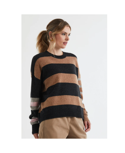 Lambswool Stripe Crew